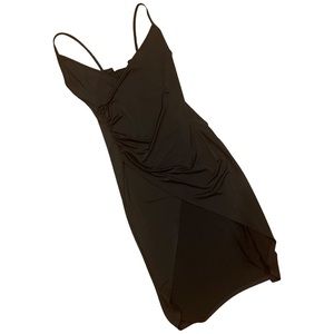 MIND CODE Faux Wrap Dress